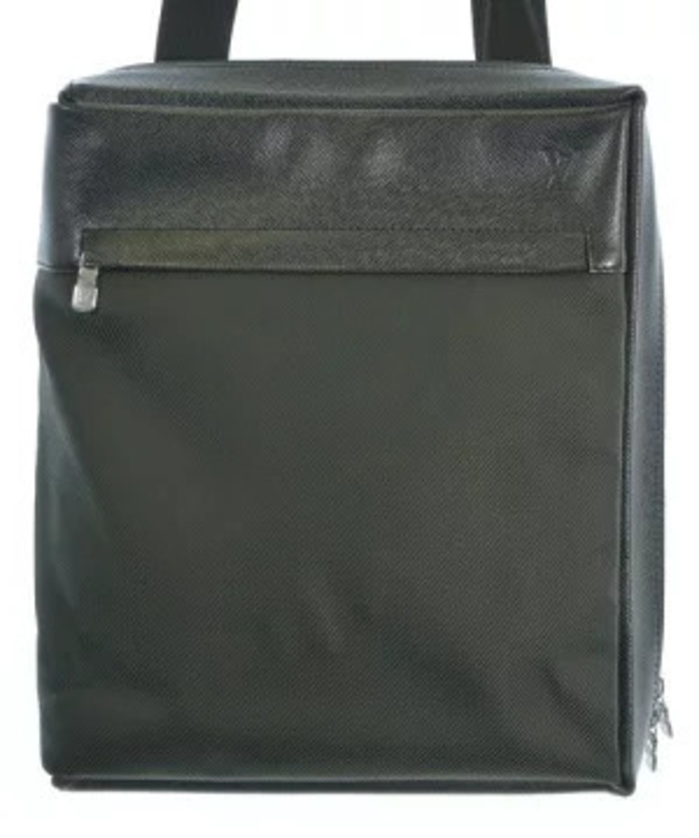 Louis Vuitton Shoulder Bag Leather Gray